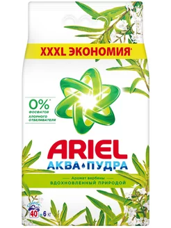 Стиральный порошок Автомат Вербена, 40 стирок, 6 кг Ariel 244839040 купить за 1 264 ₽ в интернет-магазине Wildberries